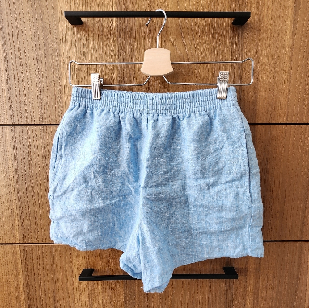 ARITZIA WILFRED GELATO LINEN SHORTS